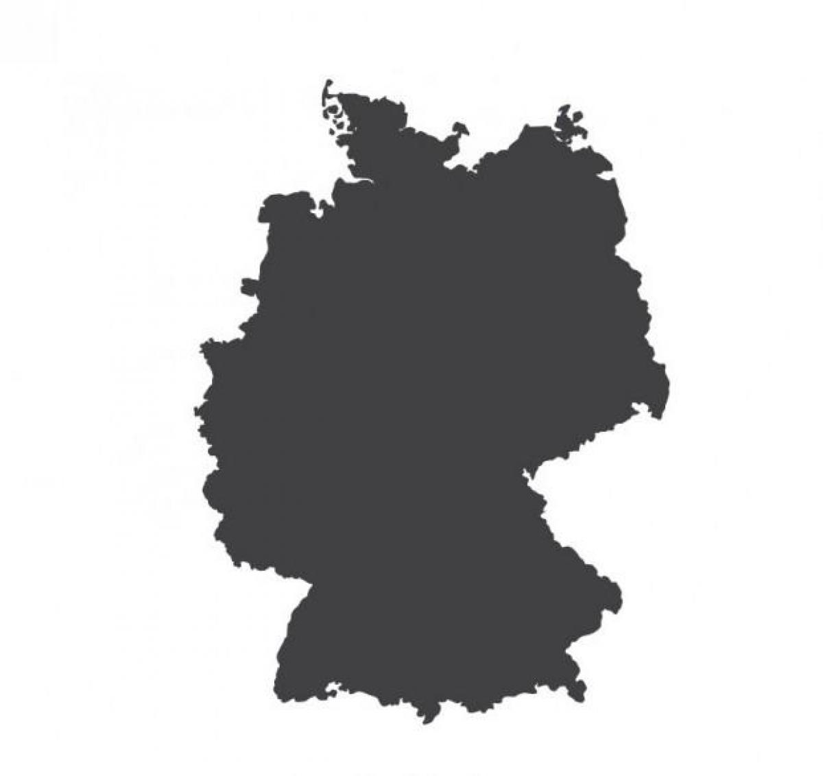 ドイツ ベクトル地図