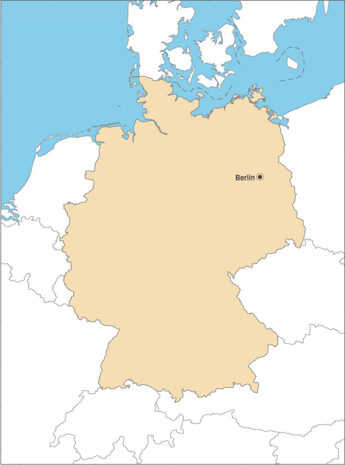 ドイツ首都地図